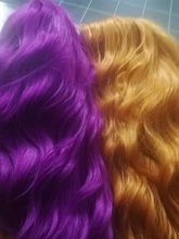 LING HANG-Peluca de cabello sintético para mujer, cabellera artificial de ondas largas, de alta temperatura, adecuada para mujeres negras y blancas