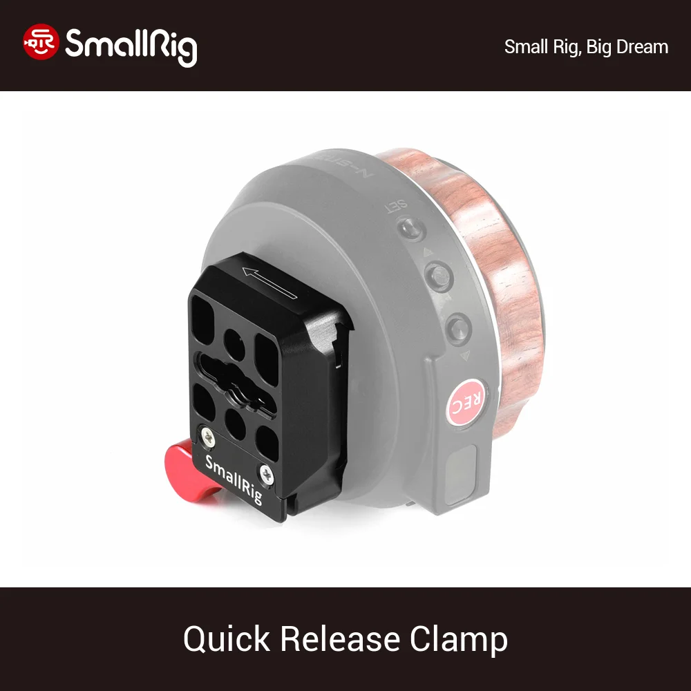 

SmallRig Quick Release Clamp for Tilta Nucleus-Nano Hand Wheel Controller Transfer Plate Clamp With Threading Holes- 2323