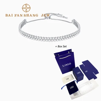 

Fashion Jewelry SWA New Subtle Bracelet Exquisite Line Shape White Gold Slider Bracelet Women Luxury Romantic Jewelry Gift