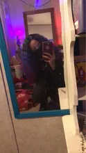 Bella-Peluca de Cosplay de 28 pulgadas, pelo sintético rizado, mezcla de morado, Azul, Negro, encaje sintético largo, peluca fiesta, Cosplay diario