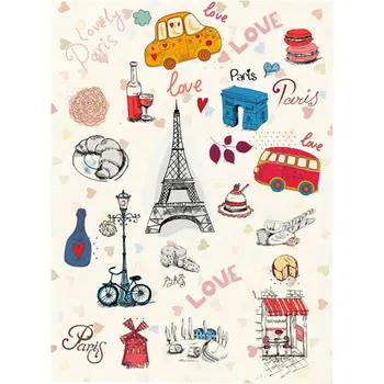 

Rice paper for Decoupage "" craft Premier "", A3, 25 g/m, "beloved Paris" "cp09538