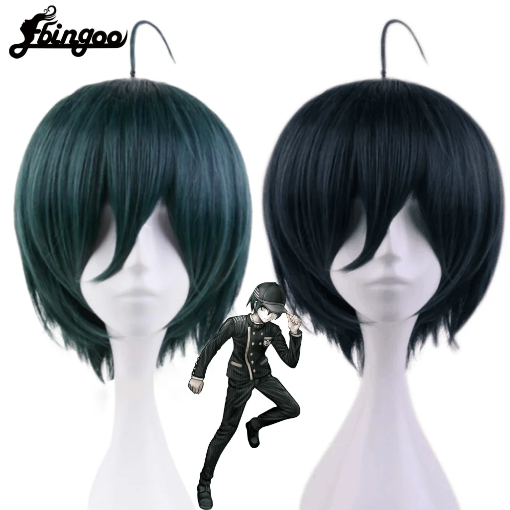Парик для косплея шуичи саихары Ebingoo Danganronpa V3: Killing Harmony короткие термостойкие