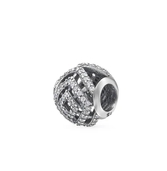 

Silver Pendant-charm with cubic zirconia sunlight sample 925