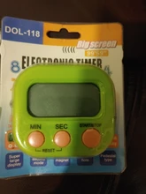 Temporizador de Cocina Digital, soporte magnético de respaldo, alarma de cuenta atrás, minilcd, alarma fuerte de dígitos grandes para cocinar, hornear, deportes, 1 ud.