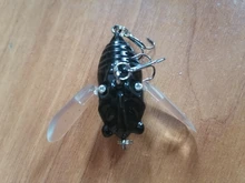 Fishing-Lures Wing Popper Hard-Bait Topwater-Wobbler Insect Simulation-Cicada Artificial