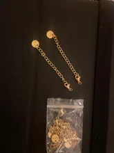 10 unids/lote de cadena de cola de extensión extendida de acero inoxidable, cierres de langosta, conector, accesorios para fabricación de joyas DIY, pulsera, collar