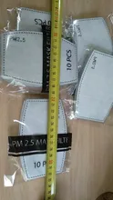 Almohadillas de filtro para mascarilla PM2.5 de 5 capas, 5-200 Uds., almohadillas desechables a prueba de polvo, respetuosas con la piel