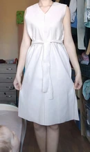 Spring Women Sweater Dresses Office Elegant Winter Ladies Straight Sashes Solid Colorfaith