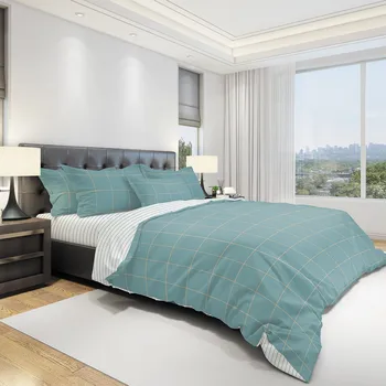 

Bed linen Sedona color: Turquoise, White (2 Slept.)