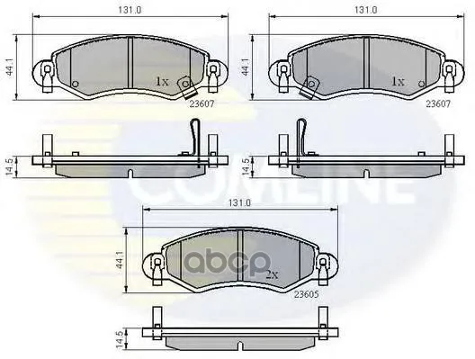 Колодки Тормозные Дисковые | Перед Прав/Лев | Opel Agila/Suzuki Wagon R 1.0/1.2/1.3/1.5 00- 07 Comline арт. CBP3893