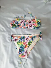 Bikini con estampado de flores para niña, traje de baño colorido para niña, Bikini para niña 2020, traje de baño Infantil, A366