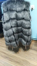Fur Vest Coat Jacket Gilet Faux-Fox Winter Women Fashion Luxury Warm 4XL High-Quality