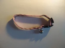 Collar de seguridad ajustable para gatos con cierre a presión, Material de algodón con campana, no mantiene el cuello, productos para cachorros de Mascota, Collar