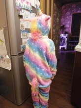 De franela de invierno cálido suave unicornio Kigurumi pijamas con capucha viñetas de animales niños pijamas de pijamas para niñas niños ropa de dormir