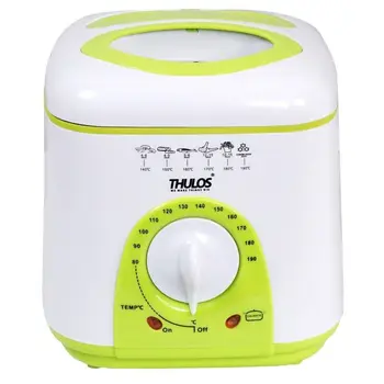

Thulos electric fryer TH-FR10 1L removable basket thermostat adjustable 80-90 ° C 950W rubber feet non-slip