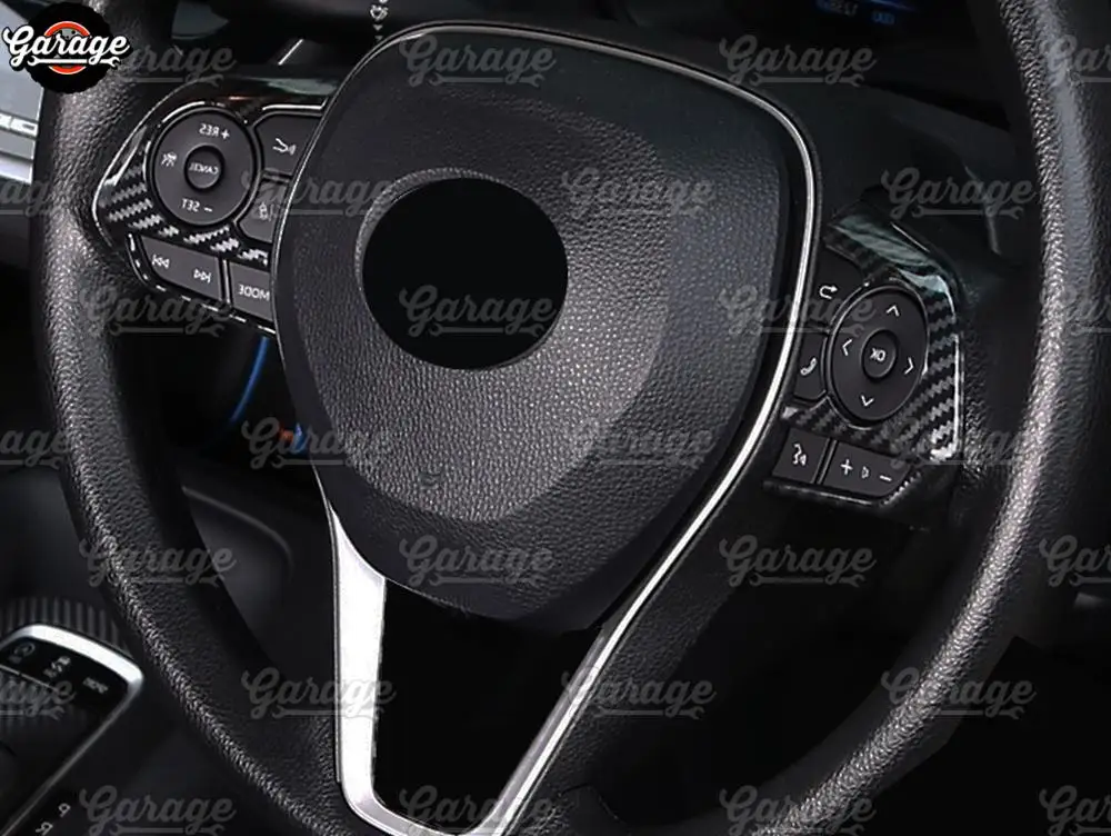 Накладка кнопок на руль для Toyota Corolla-ABS пластик литье 1 комплект/2 шт. украшения для автомобиля