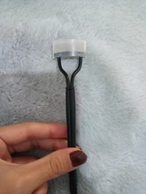 Rizador de pestañas, separador de maquillaje para pestañas, cepillo plegable de Metal, peine, rímel, rizador, herramienta cosmética de belleza