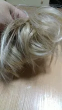 Diadema elástica para mujer, moño de pelo desgastado, banda elástica recta, extensión de cabello sintético