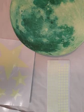 Pegatinas de pared brillantes en la oscuridad, 435 Uds., punto de estrella de Luna luminosa, pegatinas de pared fluorescente, decoración ambiental