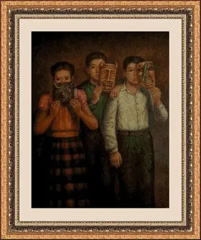 

CROSS STITCH KIT PANDATHREAD GREAT PAINTERS 32451