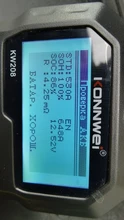 KONNWEI-probador de batería de coche KW208, 12 V, 100 a 2000CCA, Analizador de batería de circuito de carga, herramientas de batería de 12 voltios