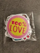 Pegatinas para el Día de San Valentín, 50 Uds., regalo para amantes, guitarra, motocicleta, monopatín, portátil, calcomanía para nevera