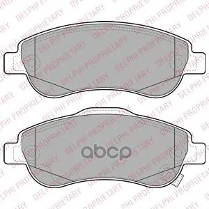 Колодки Передние Honda Cr-V Iii(Т.С. Bosch) Lp2093 Delphi арт. LP2093
