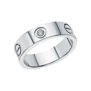 

Silver ring with cubic zirconia sunlight sample 925