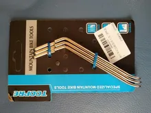 Palanca de palanca de neumático de ciclismo, herramientas de reparación de acero inoxidable JC, palanca de Metal tipo bicicleta de montaña, 3 uds.