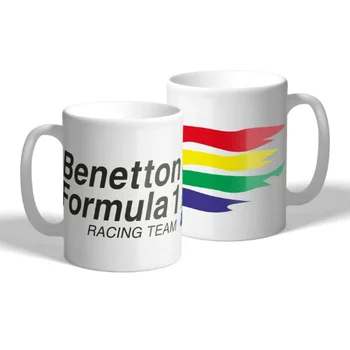 

BENETTON FORMULA 1 cup cafe you Motorcycle Car cup Mugs Becher Tazza Mug Caneca Coffee