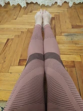 Mallas Push UP de Fitness para mujer, Leggings Sexy de cintura alta, sin costuras, transpirables, para entrenamiento