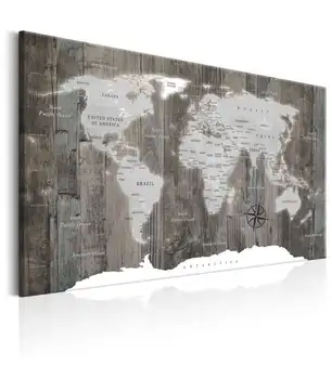 

Picture-World Map: Wooden World