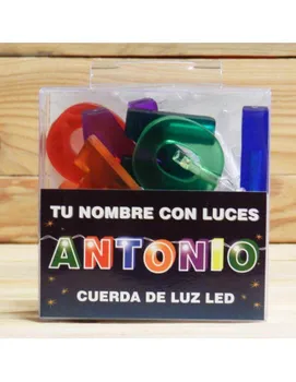 

LED LIGHTS WITH NAME ANTONIO