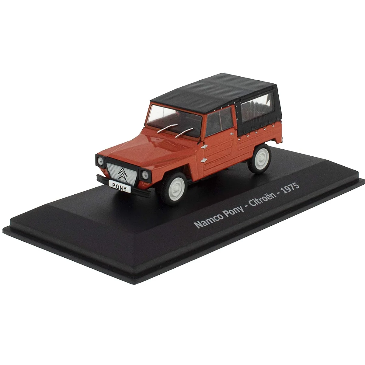 Aquarium Ette, Citroen Namco Pony 2Cv 1975 Tenere Orange, Scala 1:43, Miniatura Pressofuso Da Collezione, Collezione Classic Cars 60-70-80, Prodotta D