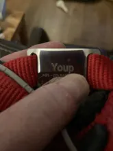 Pawstrip-etiqueta de Mascota de acero inoxidable, etiqueta personalizada para perro, nombre, teléfono, Collar, placa con nombre, identificación del perro de Mascota, para perros