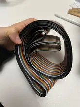 Connector-Line Ribbon-Cable Wires Dupont Rainbow Flat for FC PITCH 40P 1M 2M 3M 5M