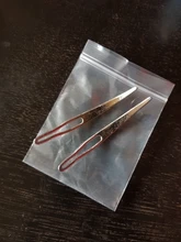 Leeons-agujas de enclavamiento para rastas de pelo, herramienta de cierre de pelo, gancho de aguja, Utensilios de costura, 2 uds.