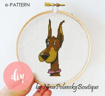 

Cross stitch scheme "bear in Blue" baby PDF/XSD