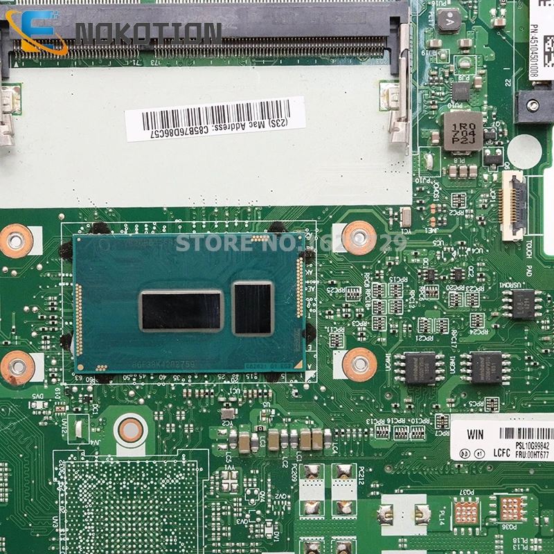 Best NOKOTION AIVL1 NM-A351 00HT795 Mainboard for Lenovo Thinkpad L450 laptop motherboard SR244 I3-5005U