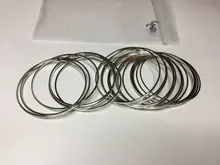 20 unids/lote KC oro anillos para DIY hacer pendientes pendiente redondo círculo colgante accesorios de la joyería resultados 20mm 25mm 35mm 40mm