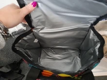 Bolsa de almuerzo Oxford de doble nevera en capas, bolso de almuerzo térmico con aislamiento impreso, bolsa de hombro portátil, bolsa de caja de Almuerzo