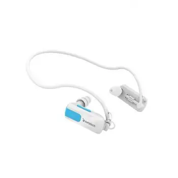 

MP3 PLAYER SUNSTECH TRITON WHITE 4GB - WATERPROOF SUBMERSIBLE UP TO 3 METERS-BAT 180MAH-ERGONOMIC DESIGN