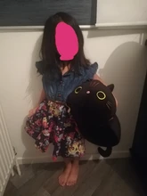 Vestido vaquero Floral para niñas, ropa informal de manga corta con cinturón para fiesta de verano