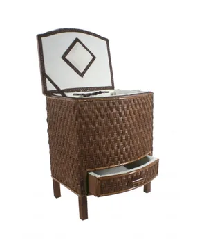 

Sewing Wicker high with bottom drawer and large capacity. Measurements: 40x32x26 cm.