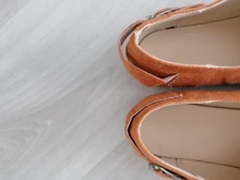 Zapatos planos de ante con punta estrecha para Mujer, mocasines de verano, Zapatos planos casuales a la moda, Size35-43 grande, 2020