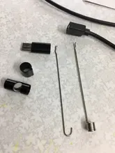 Cámara endoscópica Flexible para teléfono Android 7mm 5,5mm IP67 Cable de lente Micro USB C Cámara industrial endoscopio PC 6LED ajustable