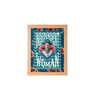

Framed PRINT 30X40 CM FRIDA KAHLO INDEPENDENT WOMAN