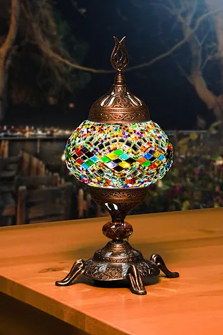 

Multi Color Turkish Handmade mosaic table lamps