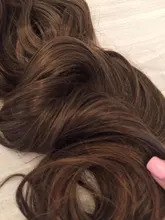 LISIHAIR-Extensión de cabello sintético ondulado largo para mujer, coleta envolvente, cola de caballo falsa