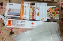 WOMSI-sellador al vacío de alimentos, máquina de envasado al vacío de alimentos, 15 Uds.